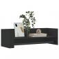 Preview: Wandregal Schwarz 100x35x30,5 cm Holzwerkstoff