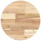 Preview: Tischplatte Rund Ø40x4 cm Massivholz Akazie