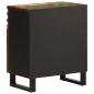 Preview: Nachttisch 50x34x60 cm Massivholz Akazie