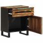 Preview: Nachttisch 50x34x60 cm Massivholz Akazie