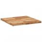 Preview: Tischplatte Quadratisch 70x70x4 cm Massivholz Akazie