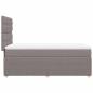 Preview: Boxspringbett mit Matratze Taupe 90x190 cm Stoff