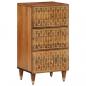 Preview: ARDEBO.de - Beistellschrank 40x33x75 cm Massivholz Mango