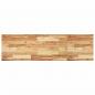 Preview: Tischplatte Rechteckig 140x40x2 cm Massivholz Akazie