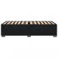Preview: Bettgestell Schwarz 90x190 cm Samt