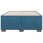Preview: Bettgestell Blau 120x200 cm Samt