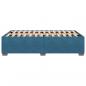 Preview: Bettgestell Blau 120x200 cm Samt