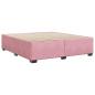 Preview: Bettgestell Rosa 200x200 cm Samt
