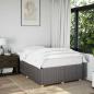 Preview: ARDEBO.de - Bettgestell ohne Matratze Taupe 120x200 cm Stoff