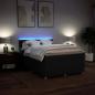 Preview: Boxspringbett mit Matratze Schwarz 140x200 cm Stoff