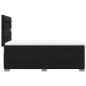 Preview: Boxspringbett mit Matratze Schwarz 90x200 cm Samt
