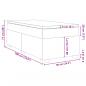 Preview: Boxspringbett mit Matratze Schwarz 90x190 cm Samt