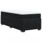 Preview: Boxspringbett mit Matratze Schwarz 90x190 cm Samt