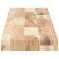 Preview: Schweberegal 140x20x4 cm Massivholz Akazie Unbehandelt