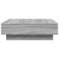 Preview: Couchtisch Grau Sonoma 90x90x28 cm Holzwerkstoff