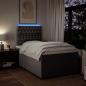 Preview: Boxspringbett mit Matratze Taupe 120x190 cm Stoff