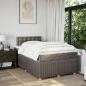 Preview: Boxspringbett mit Matratze Taupe 120x200 cm Stoff