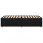 Preview: Bettgestell ohne Matratze Schwarz 100x200 cm Stoff
