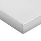Preview: Wandregale 2 Stk. 75x40x3 cm Silbern Edelstahl