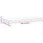 Preview: Wandregale 2 Stk. 100x30x3 cm Schwarz Edelstahl