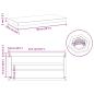 Preview: Wandregale 2 Stk. 50x23,5 cm Schwarz Edelstahl