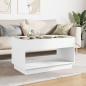 Preview: Couchtisch mit Infinity-LED Weiß 90x50x50 cm