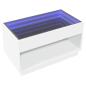 Preview: Couchtisch mit Infinity-LED Weiß 90x50x50 cm