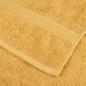 Preview: Premium-Saunatücher SOLUND 10 Stk Gold 80x200 cm 600 g/m²