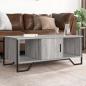 Preview: ARDEBO.de - Couchtisch Grau Sonoma 100x51x40 cm Holzwerkstoff