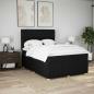 Preview: Boxspringbett mit Matratze Schwarz 160x200 cm Stoff