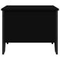 Preview: Couchtisch Schwarz 75x51x40 cm Holzwerkstoff