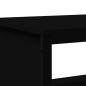 Preview: Couchtisch Schwarz 75x51x40 cm Holzwerkstoff