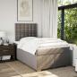 Preview: Boxspringbett mit Matratze Taupe 120x190 cm Stoff