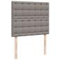 Preview: Boxspringbett mit Matratze Taupe 120x190 cm Stoff