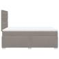 Preview: Boxspringbett mit Matratze Taupe 120x190 cm Stoff