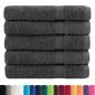 Preview: Premium-Handtücher SOLUND 25 Stk. Anthrazit 100x200 cm 600 g/m²