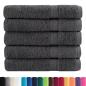 Preview: Premium-Handtücher SOLUND 25 Stk. Anthrazit 100x200 cm 600 g/m²