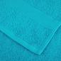 Preview: Premium-Saunatücher SOLUND 2 Stk. Türkis 80x200 cm 600 g/m²