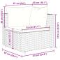 Preview: ARDEBO.de - 10-tlg. Garten-Sofagarnitur mit Kissen Grau Poly Rattan