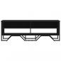 Preview: TV-Schrank Schwarz 122x34x41 cm Holzwerkstoff