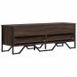 Preview: TV-Schrank Braun Eichen-Optik 122x34x41 cm Holzwerkstoff