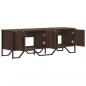 Preview: TV-Schrank Braun Eichen-Optik 122x34x41 cm Holzwerkstoff