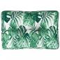 Preview: Palettenkissen Blattmuster 60x40x12 cm Stoff
