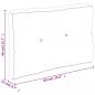 Preview: Palettenkissen Blattmuster 60x40x12 cm Stoff