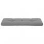 Preview: Palettenkissen Grau 120x40x12 cm Stoff