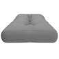Preview: Palettenkissen Grau 120x40x12 cm Stoff