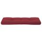 Preview: Palettenkissen Weinrot 120x40x12 cm Stoff