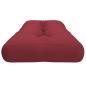 Preview: Palettenkissen Weinrot 120x40x12 cm Stoff