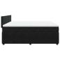 Preview: Boxspringbett mit Matratze Schwarz 180x200 cm Samt