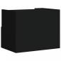 Preview: Wand-Nachttische 2 Stk. Schwarz 45x30x35 cm